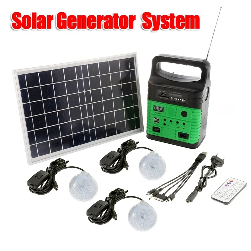 Outdoor Power Source - Système de générateur d'énergie solaire de