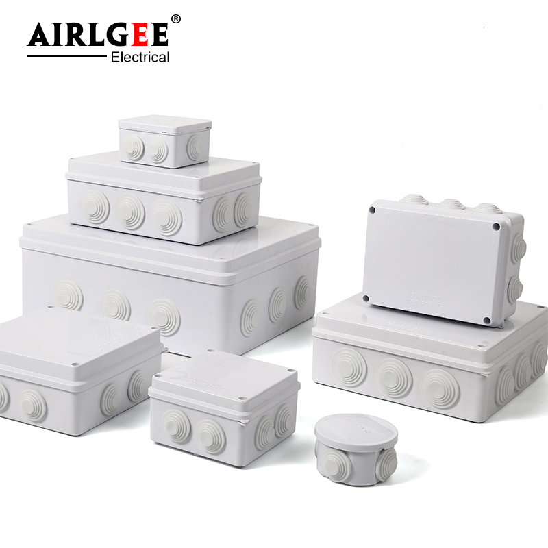 Outdoor Power Junction Box - Boîte de jonction étanche en plastique