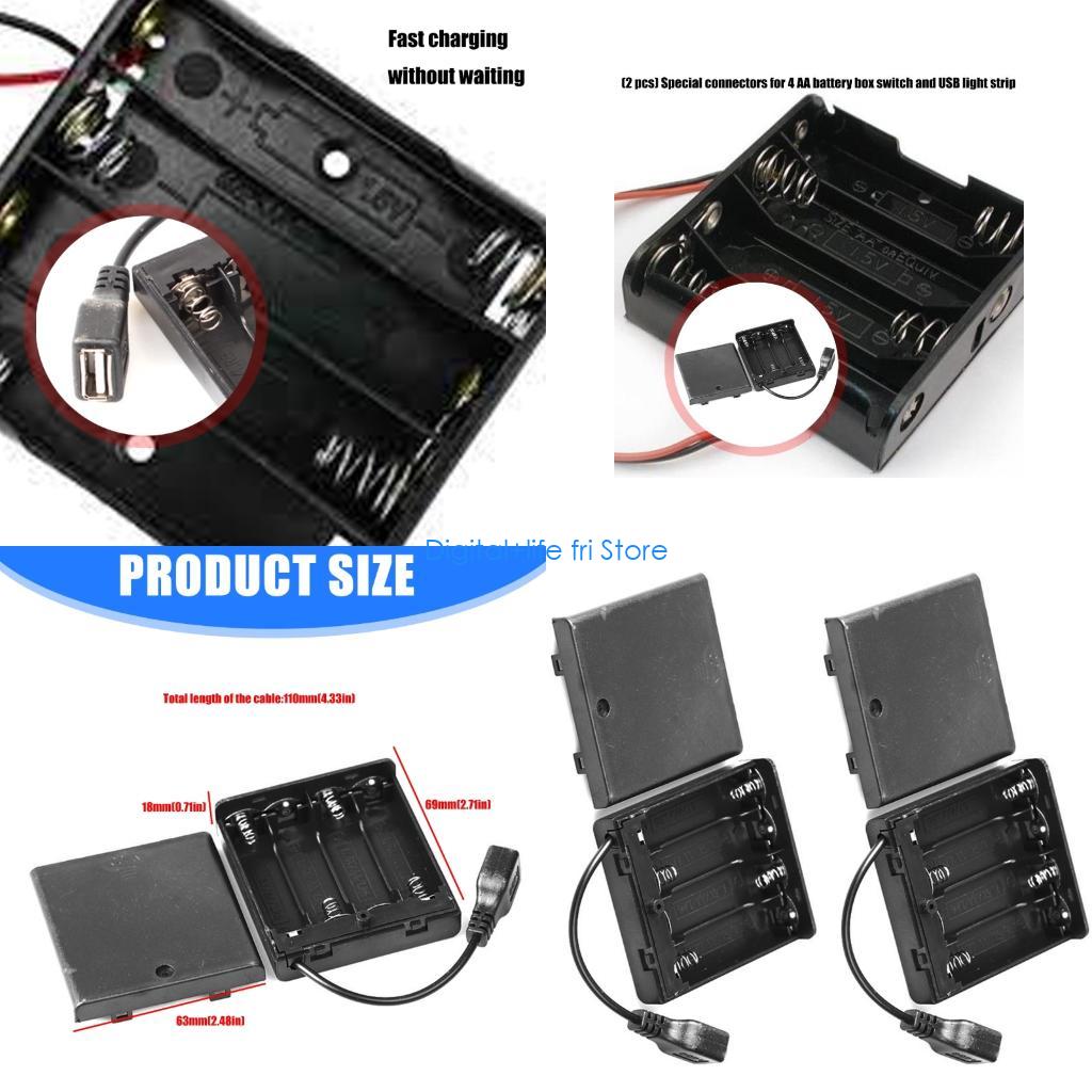Outdoor Use Power Strip - E06D – boîtier batterie à 4