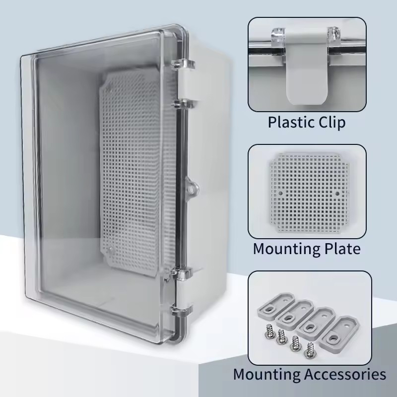 Outdoor Power Junction Box - Boîtier électrique en plastique IP66, boîte