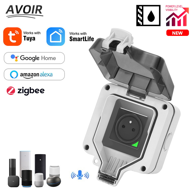 Outdoor Power Outlet With Remote Control - Avoir Zigbee – prise de courant