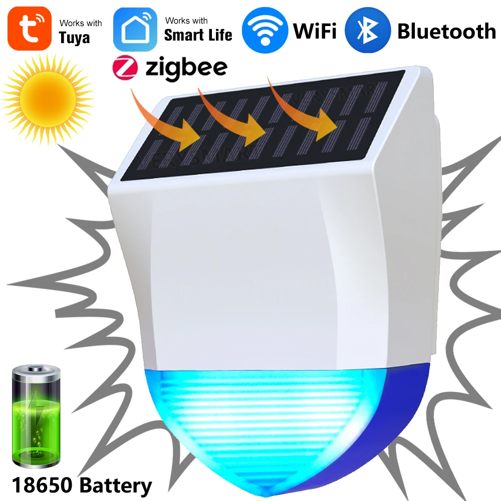 Outdoor Power Source - Tuya – sirène intelligente pour Zigbee/Wifi,