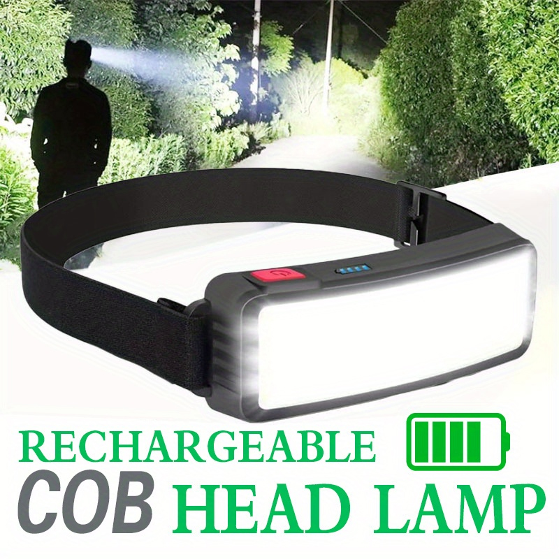 Outdoor Power Head - Puissante lampe frontale LED COB type-c