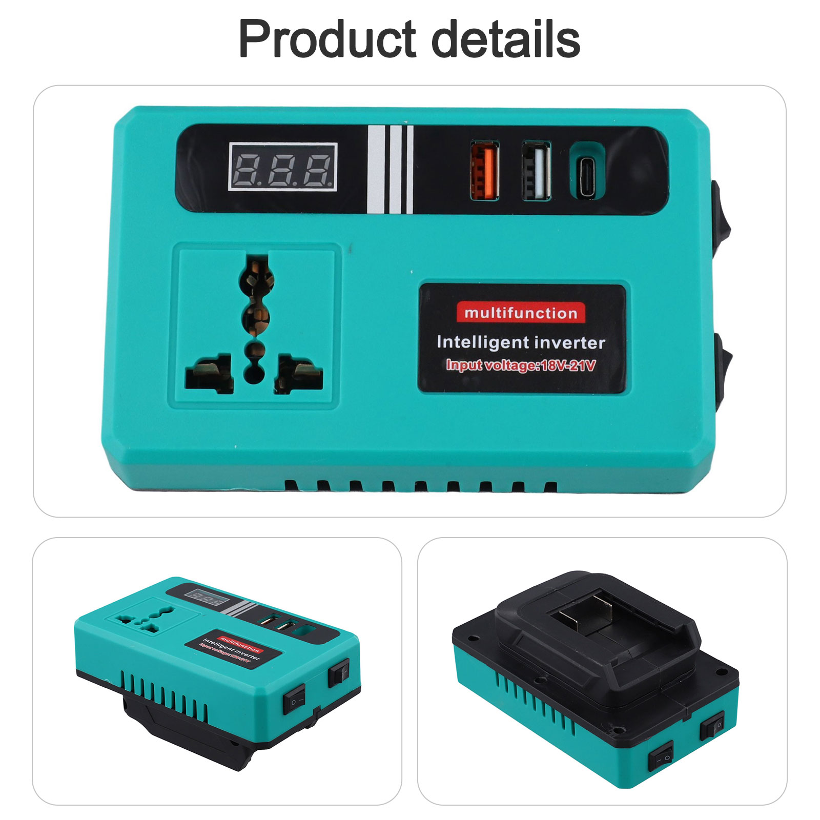 Outdoor Power Transformer - Convertisseur DC 18V 21V en AC