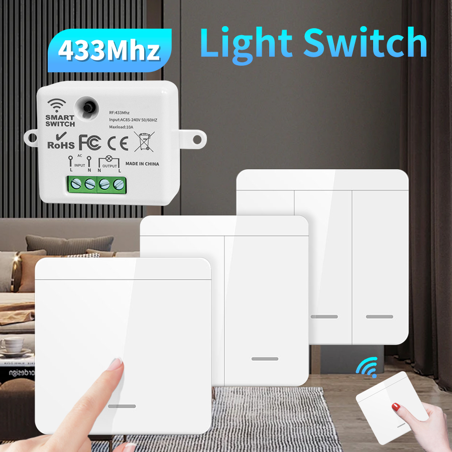 Outdoor Power Outlet With Remote Control - Interrupteur marche/arrêt sans fil RF433, Module