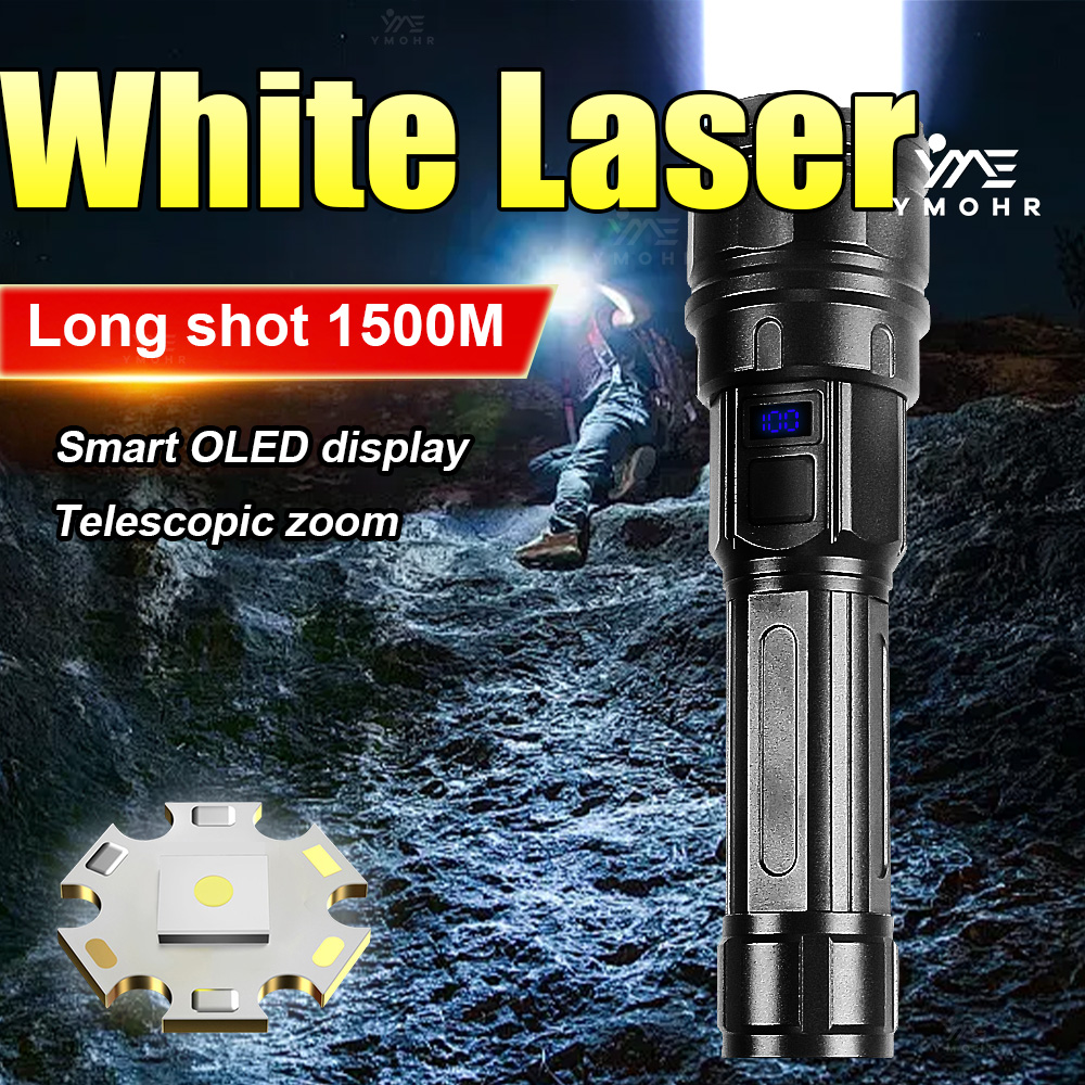 Outdoor Powerbank - Lampe torche laser blanche haute puissance