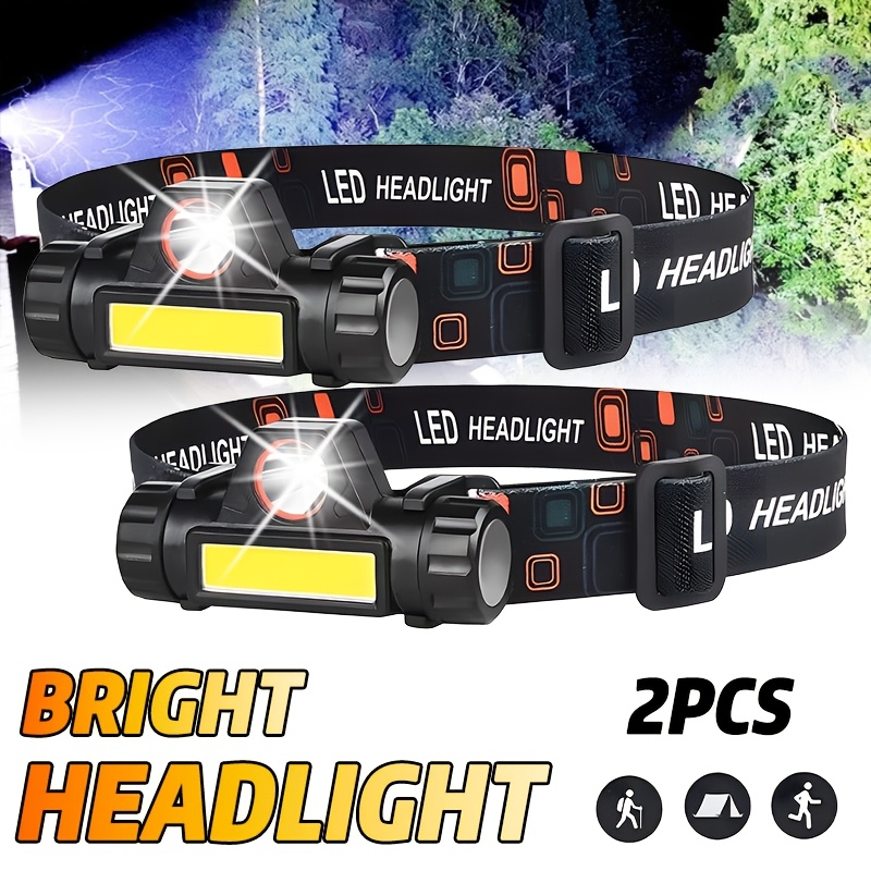 Outdoor Power Head - Lampe frontale LED COB rechargeable par