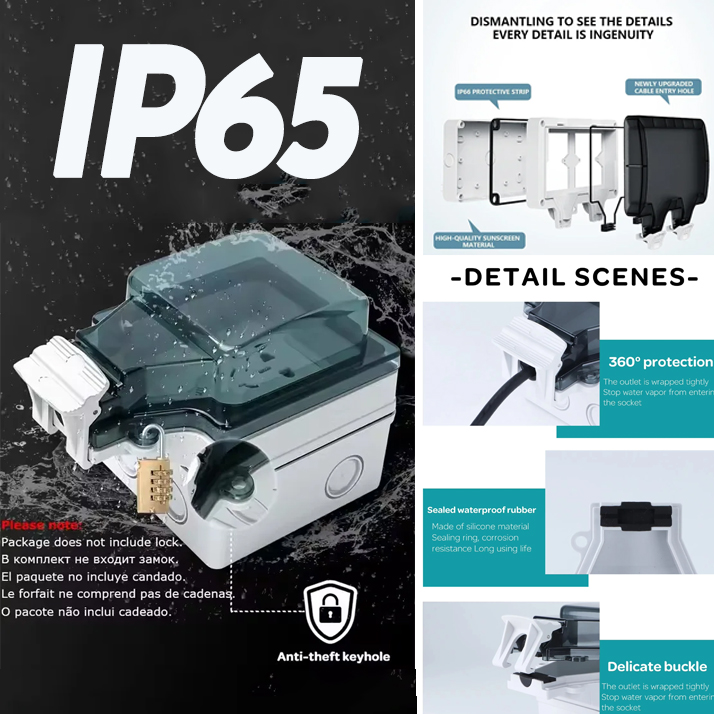 Prise intelligente Wi-Fi étanc - Outdoor Power Outlet With Remote Control avis et prix