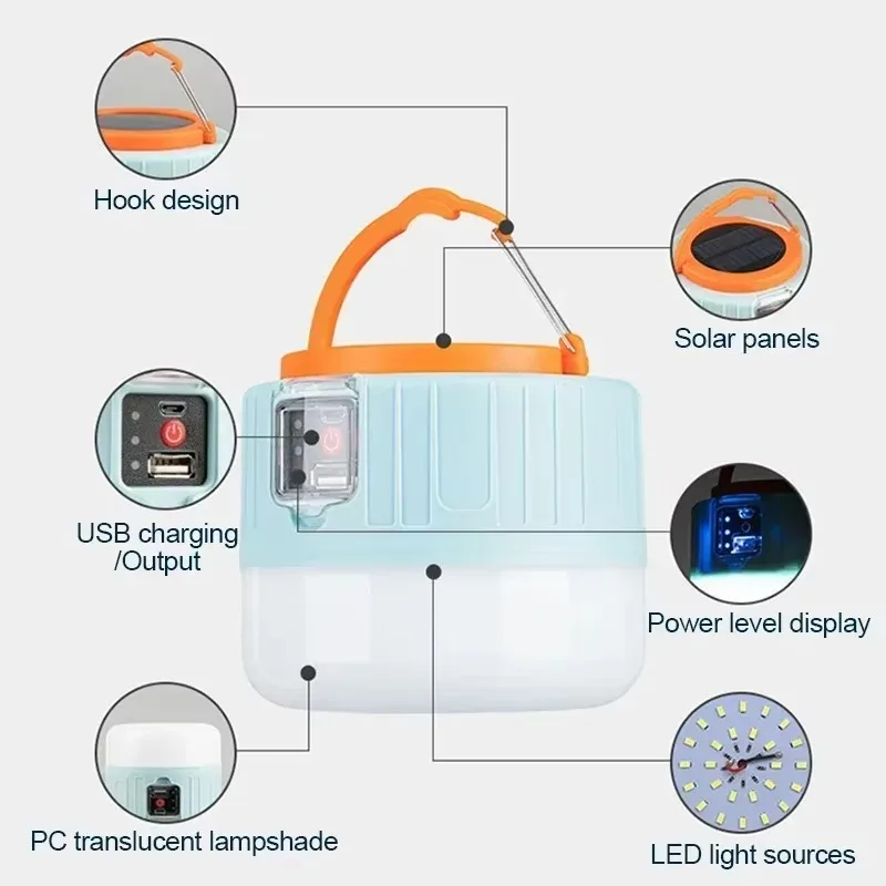 Lanterne solaire de Camping LE - Outdoor Powerbank avis et prix
