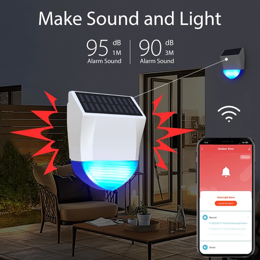 Tuya – sirène intelligente pou - Outdoor Power Source avis et prix
