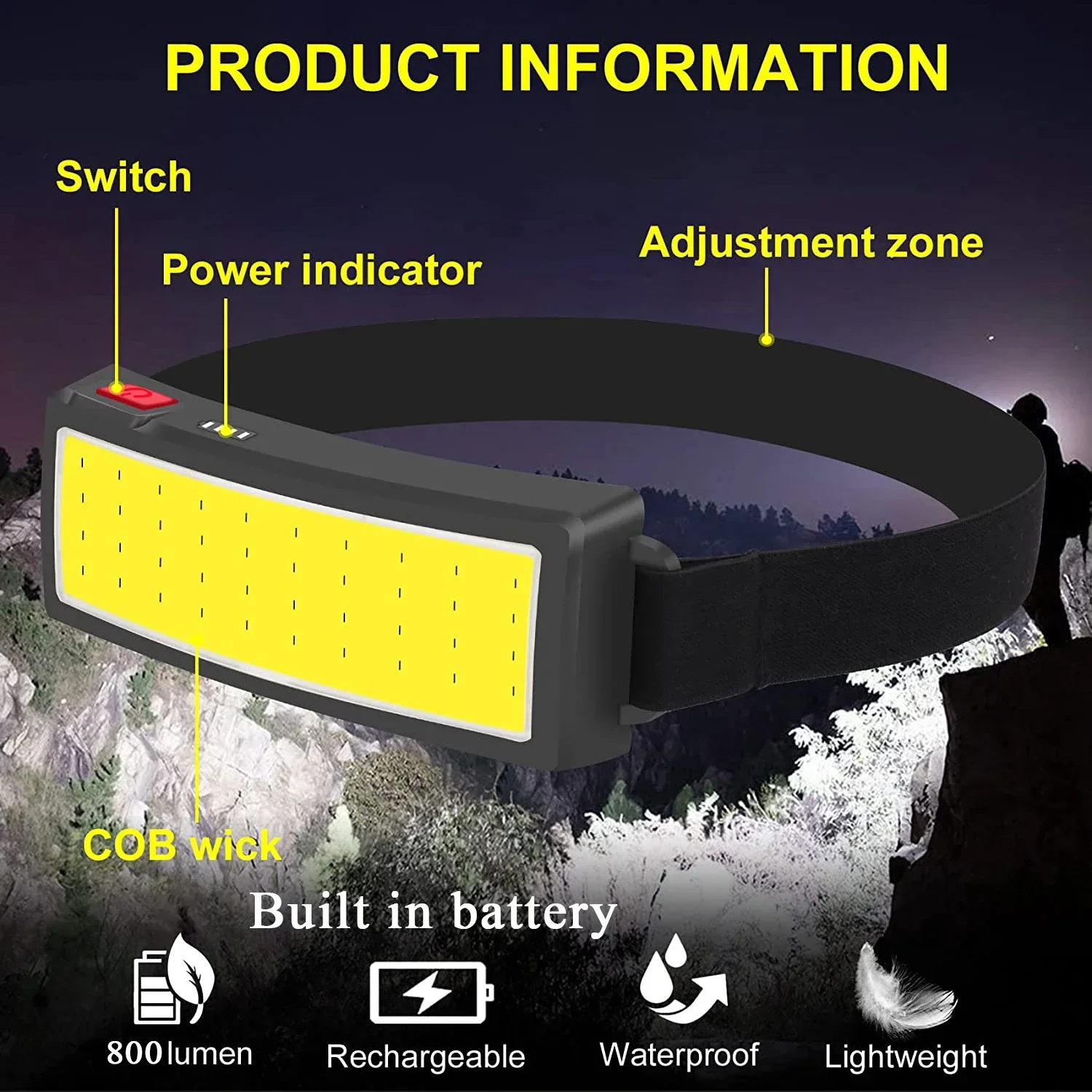 Puissante lampe frontale LED C - Outdoor Power Head avis et prix