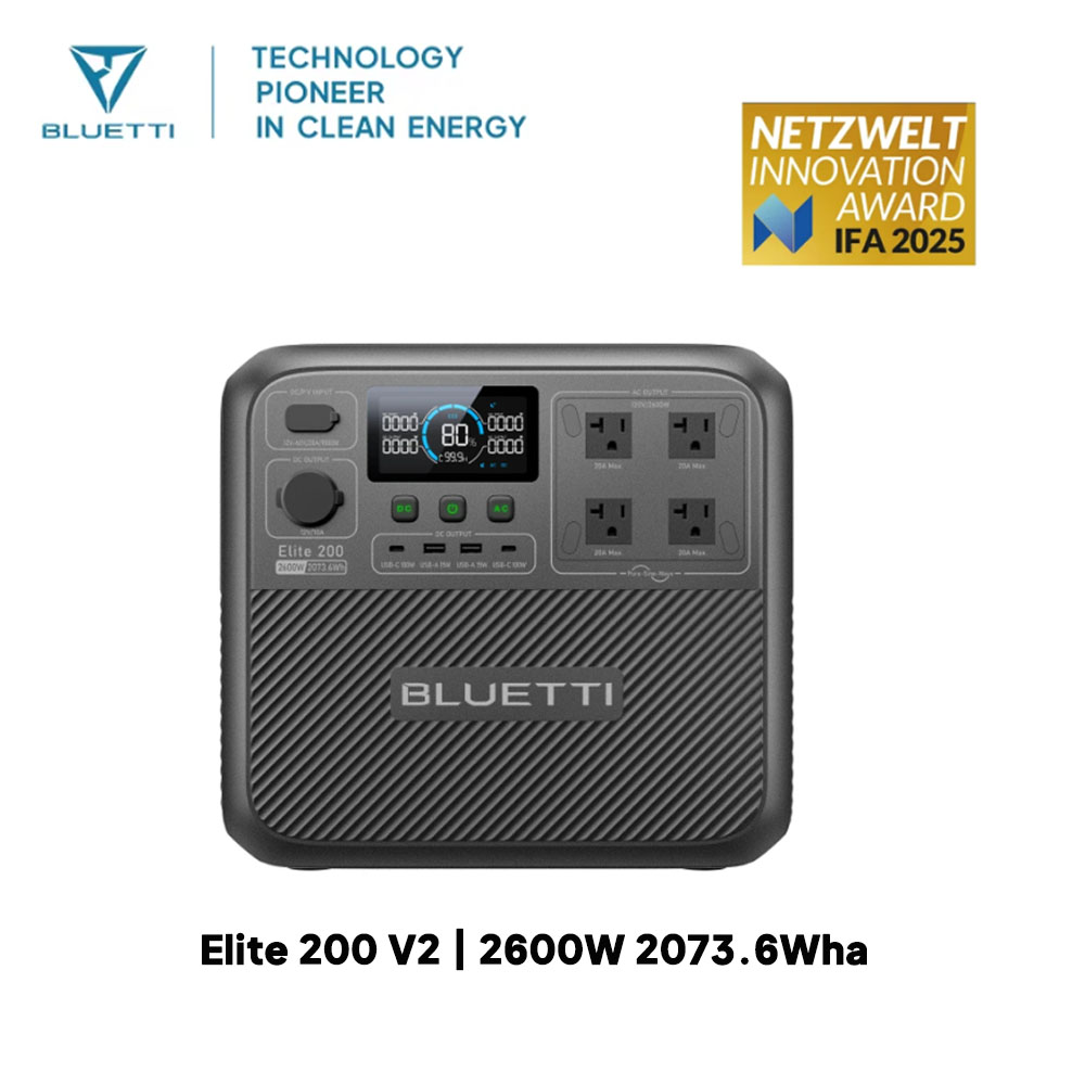 【Renew】BLUETTI Elite 200 V2 St - Outdoor Power Source avis et prix