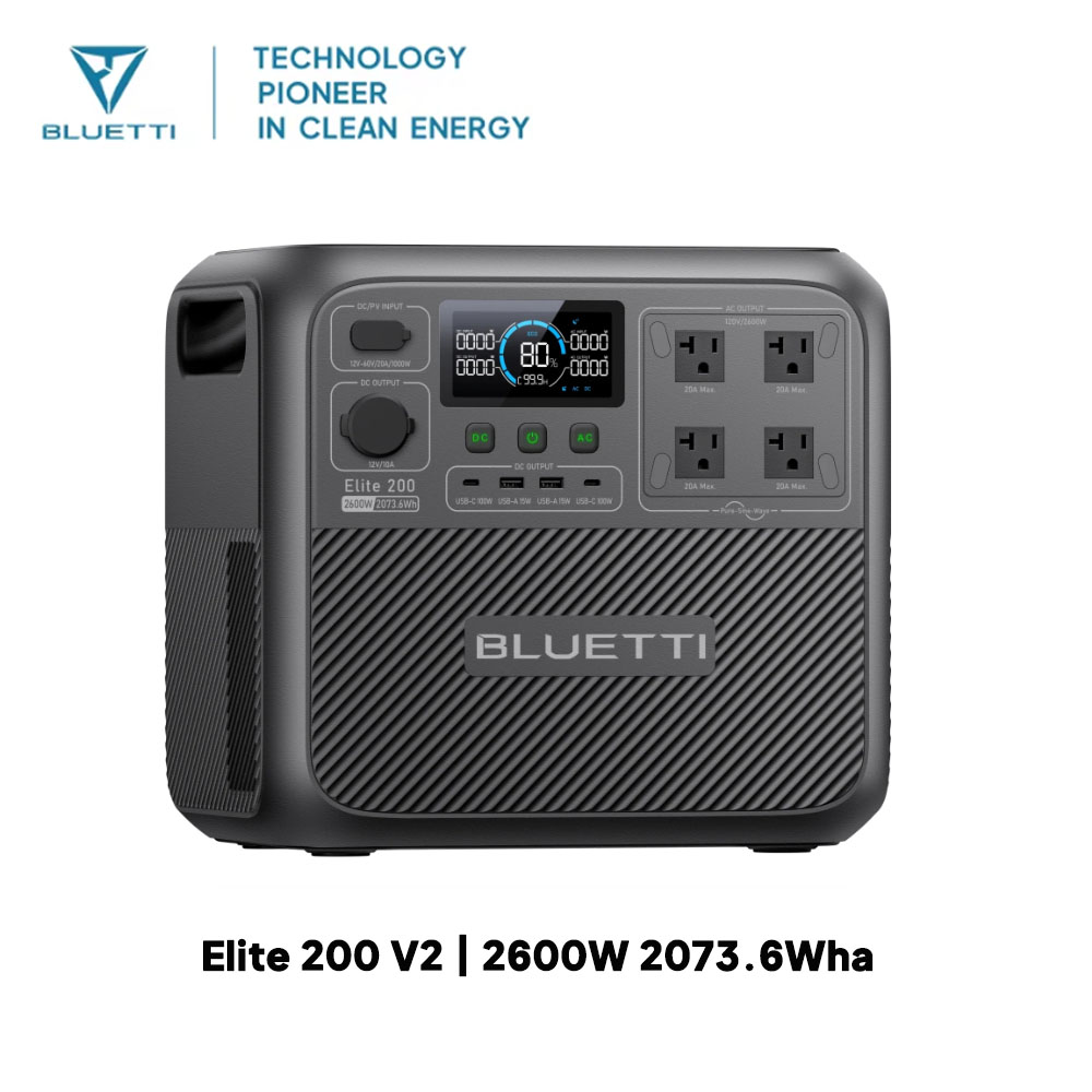 【Renew】BLUETTI Elite 200 V2 St - Outdoor Power Source avis et prix