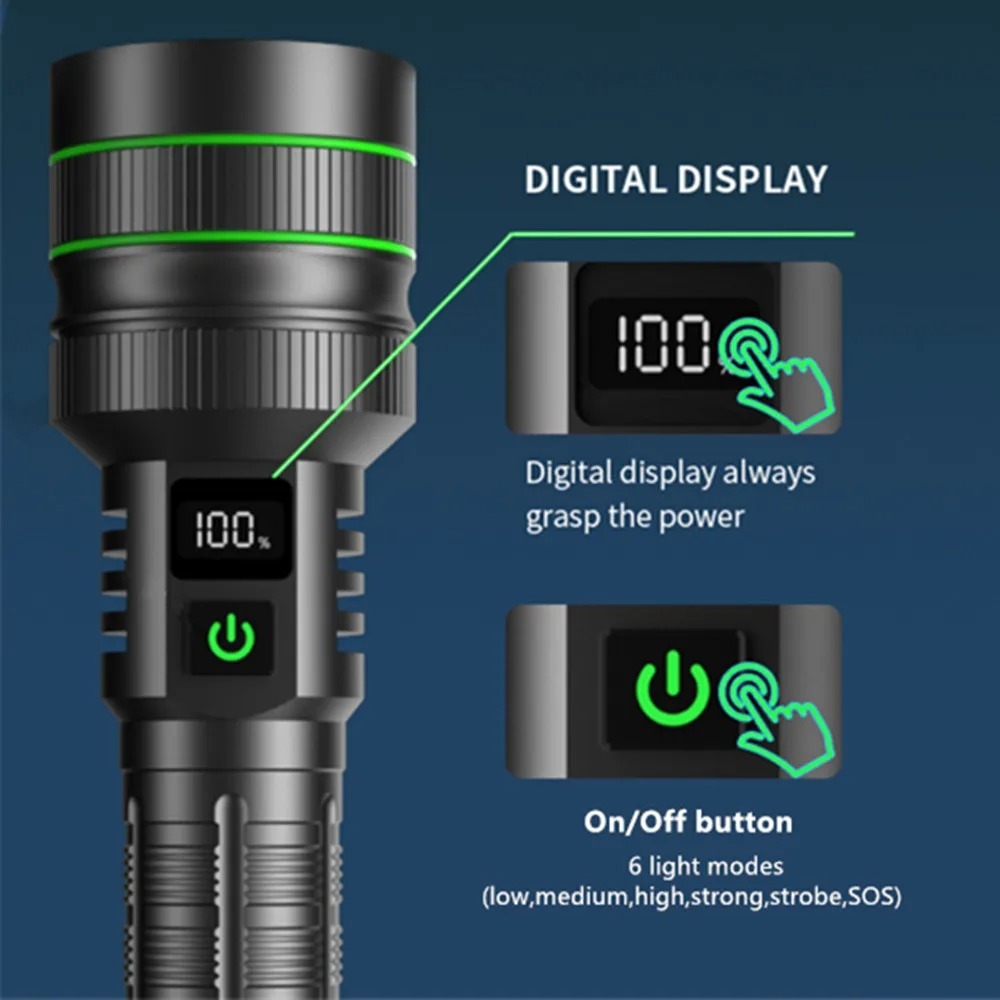 Lampe de poche LED puissante,  - Outdoor Powerbank avis et prix