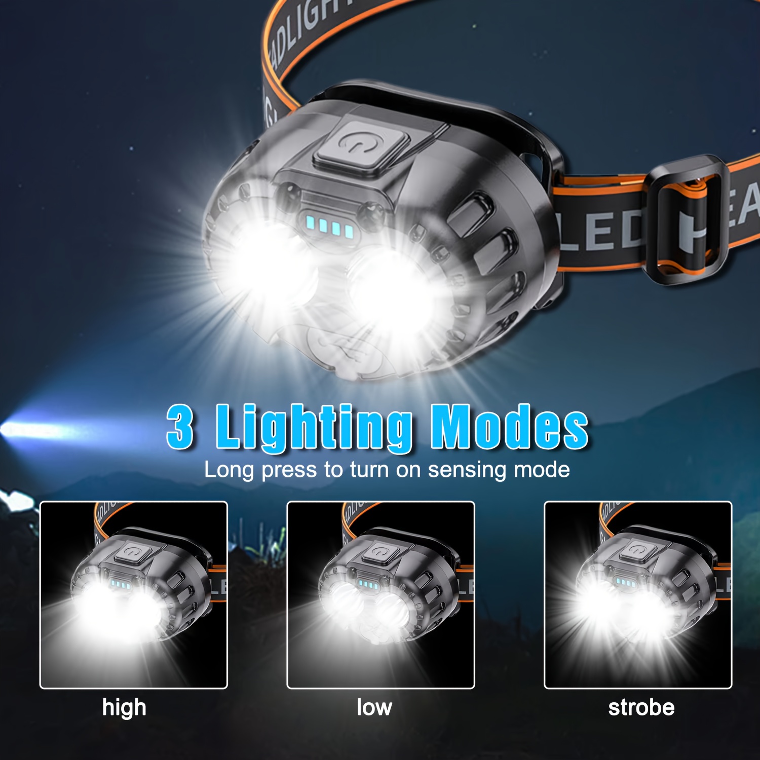 Lampe frontale LED puissante à - Outdoor Power Head avis et prix
